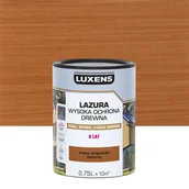 Lakiery do drewna - Lazura Wysoka ochrona Sosna Oregońska satynowa 0.75 l Luxens - miniaturka - grafika 1