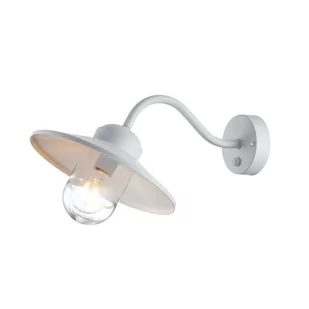 Klampenborg latarnia naścienna biała KLAMPENBORG-PIR-WHT Elstead Lighting - Lampy ogrodowe - miniaturka - grafika 1