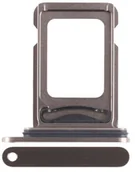 Części serwisowe do telefonów - SZUFLADKA TACKA KARTY SIM DO iPhone 15 Pro|15 Pro MAX NATURAL TITANIUM - miniaturka - grafika 1