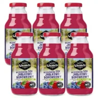 Soki i napoje niegazowane - Sady Wincenta Sok 100% jabłkowo-borówkowy naturalnie mętny tłoczony NFC Zestaw 6 x 330 ml - miniaturka - grafika 1