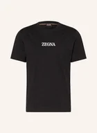 Moda i Uroda OUTLET - Ermenegildo Zegna T-Shirt schwarz - miniaturka - grafika 1