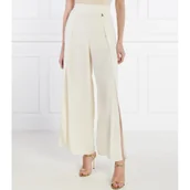 Spodnie damskie - Patrizia Pepe Spodnie | flare fit - miniaturka - grafika 1