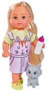 Domki dla lalek - EL Evi z kotkami w różowej sukience - miniaturka - grafika 1