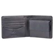 Portfele - Czarny klasyczny portfel męski Visconti HT-7 RFID - miniaturka - grafika 1