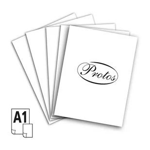 PROTOS Brystol A1 biały 200g op.20szt - Szkolne artykuły papiernicze - miniaturka - grafika 1