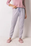 Piżamy damskie - women'secret spodnie piżamowe bawełniane damska kolor fioletowy bawełniana 3702248 - miniaturka - grafika 1