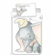 Pościel dla dzieci - Jerry Fabrics Pościel bawełniana 100x135 Słonik Dumbo szara poszewka 40x60 August 23 - miniaturka - grafika 1