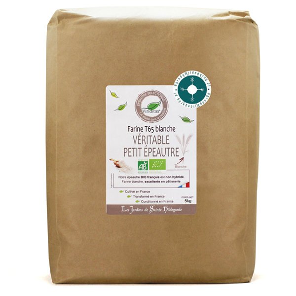 Mąka orkiszowa - Mąka Typ 650 Samopsza BIO 4,5 kg* / Les Jardins de Sainte-Hildegarde