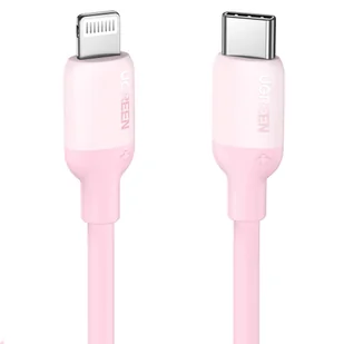 Ugreen kabel do szybkiego ładowania USB Typ C - Lightning (certyfikat MFI) chip C94 Power Delivery 1m różowy (60625 US387) - Kable USB - miniaturka - grafika 1