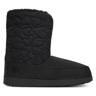 Śniegowce damskie - Śniegowce LOVE MOSCHINO JA24202G1NISE00A Czarny - miniaturka - grafika 1
