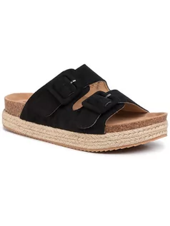 Espadryle damskie - Refresh Espadryle 69646 Czarny - grafika 1