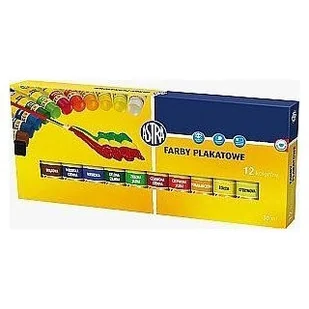 Farby Plakatowe 12 Kolorów 30Ml Tuba Astra - Farby i media malarskie - miniaturka - grafika 1