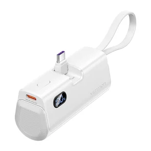 Powerbank Vention wyświetlacz LED 4800mAh 22.5W FHQW0 (biały) - Powerbanki - miniaturka - grafika 1