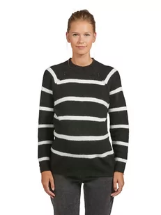 vertbaudet Sweter w kolorze antracytowo-białym - Odzież ciążowa - miniaturka - grafika 1