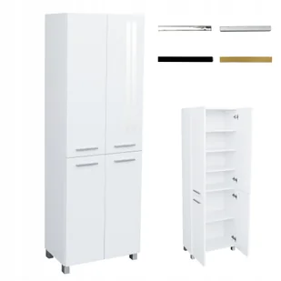 Szafka Łazienkowa stojąca na nóżkach Wysoki Połysk szer.60cm Producent 1440 - Szafki łazienkowe - miniaturka - grafika 1