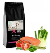 Sucha karma dla psów - X-DOG MEGA FOOD ADULT SMALL SZKOCKI ŁOSOŚ 12KG - miniaturka - grafika 1