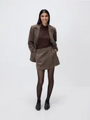 Spódnice - Reserved - Spódnico-szorty z wełną - wielobarwny - miniaturka - grafika 1