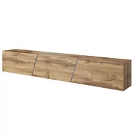 Szafki RTV - Szafka rtv DEO kolor brązowy styl nowoczesny hakano - TVCABINET/VIV/DEO/OAK-VOTAN/LED/240X35 - miniaturka - grafika 1