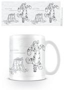 Kubki - Disney Winnie the Pooh kubek do kawy Bounce biały - miniaturka - grafika 1