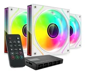 Tuning komputera - akcesoria - Mars Gaming MF3DPROKITW system chłodzenia komputerów Obudowa komputera Wentylator 12 cm Biały - miniaturka - grafika 1