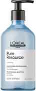 Szampony do włosów - L'oreal Professionnel Serie Expert Pure Resource 500ml szampon do włosów przetłuszczających się - miniaturka - grafika 1