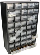 Szafy i regały magazynowe - Organizer Warsztatowy 41 Szufladki Modułowe Regał - miniaturka - grafika 1