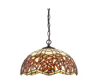 Lampy sufitowe - Prezent 232 - Żyrandol na łańcuchu TIFFANY 2xE27/60W/230V - miniaturka - grafika 1