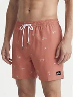 Kąpielówki męskie - Quiksilver Szorty kąpielowe Stretch Printed Volley 16 EQYJV04217 Różowy Regular Fit - miniaturka - grafika 1
