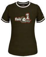 Koszulki jeździeckie - Koszulka FP Abby khaki XL/42 - miniaturka - grafika 1