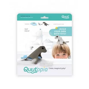 Quut piankowe puzzle kąpielowe 3D Quutopia Foki - Zabawki do kąpieli - miniaturka - grafika 1