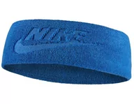Ozdoby do włosów - Opaska NIKE Na głowę Dri-Fit TERRY Do biegania blue - miniaturka - grafika 1