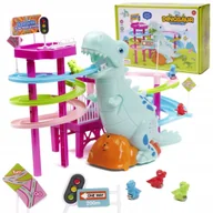 Klocki - Wyścig dinozaurów tor dinozaur dźwięki światła - miniaturka - grafika 1