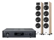 Zestawy stereo - NAD C 389 (czarny) + Diva 6 (dąb) - miniaturka - grafika 1