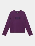 Bluzki damskie - DKNY Bluzka D35T25 S Fioletowy Regular Fit - miniaturka - grafika 1