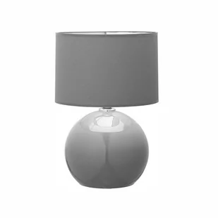TK Lighting Lampa stołowa Palla szaro-srebrna E27 - Lampy stojące - miniaturka - grafika 2