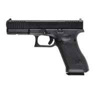 Wiatrówki pistolety - Pistolet wiatrówka Glock 17 gen 5 MOS 4,5 mm BB 3J z płytkami - miniaturka - grafika 1
