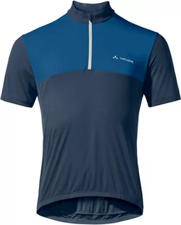 Koszulki rowerowe - VAUDE Matera Half-Zip Tricot Men, niebieski XXL 2022 Koszulki kolarskie - grafika 1