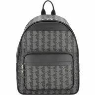 Plecaki - Lacoste The Blend Backpack 41 cm allover monogram noir gris - miniaturka - grafika 1