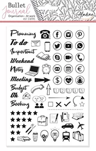 Stempelki na arkuszu, Organizacja w Pracy - Scrapbooking - miniaturka - grafika 1