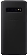 Etui i futerały do telefonów - Samsung Etui Leather Cover do Galaxy S10 Czarny EF-VG973LBEGWW - miniaturka - grafika 1