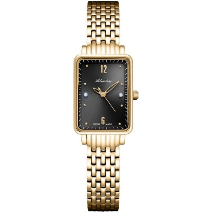 Zegarek Damski Adriatica A3829.1176Q CYRKONIE złoty