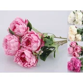 Sztuczne kwiaty - Peonia bukiet 57 cm x 5 - miniaturka - grafika 1