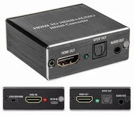 Kable komputerowe i do monitorów - Hdmi Toslink Spdif jack 3,5mm / audio Extractor - miniaturka - grafika 1
