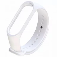 Akcesoria do smartwatchy - Opaska zamienna do Xiaomi Mi band 4 / 3 Biała - miniaturka - grafika 1