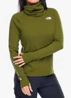Bluzy sportowe damskie - Bluza termoaktywna damska The North Face Baselayer Dragline LS - forest olive - miniaturka - grafika 1
