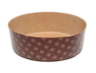 FORMA PAPIEROWA DO PIECZENIA okrągła Panettone Basso 185x65mm 1szt - Formy do ciast - miniaturka - grafika 1