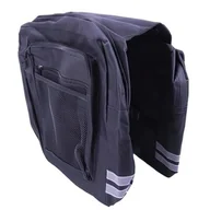 Sakwy rowerowe - TelForceOne TelForceOne Podwójna sakwa rowerowa na bagażnik Forever Outdoor czarna 8_2279110 - miniaturka - grafika 1