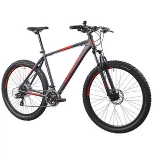 Rower górski MTB INDIANA X-Enduro 2.7 M17 27.5 cala męski Czarno-czerwony - Rowery - miniaturka - grafika 1