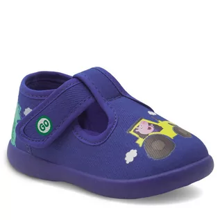 Buty dla chłopców - Kapcie Peppa Pig SS24-331PP Niebieski - grafika 1