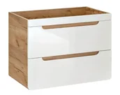 Szafki łazienkowe - Szafka wisząca pod umywalkę z szufladami z szufladami 60 cm C7-H06 - miniaturka - grafika 1